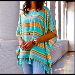 Serape Top Large XL
